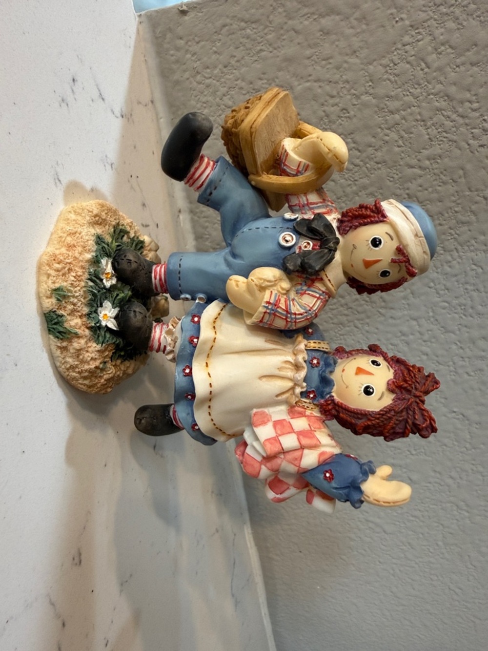 Raggedy Ann & Andy "How Nice To Have Such A Happy Sunny Friend" Figurine